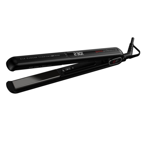 Ga.ma Professional G-Evo Silk Chrome Titanium Flat Iron